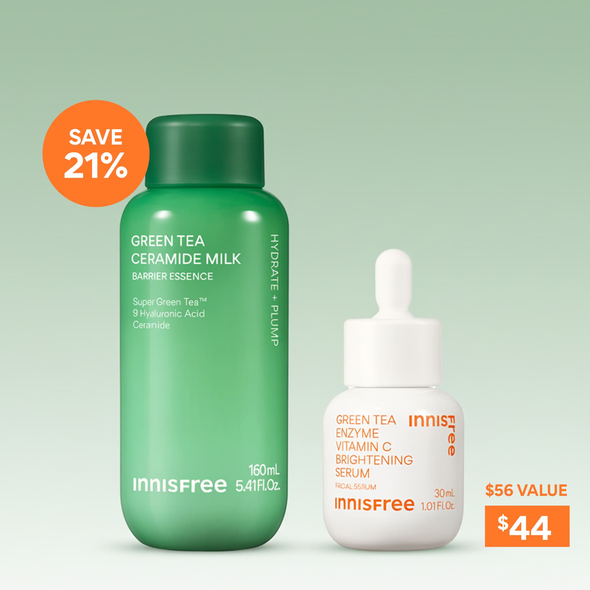 Supercharged Hydration + Brightening Duo value asset