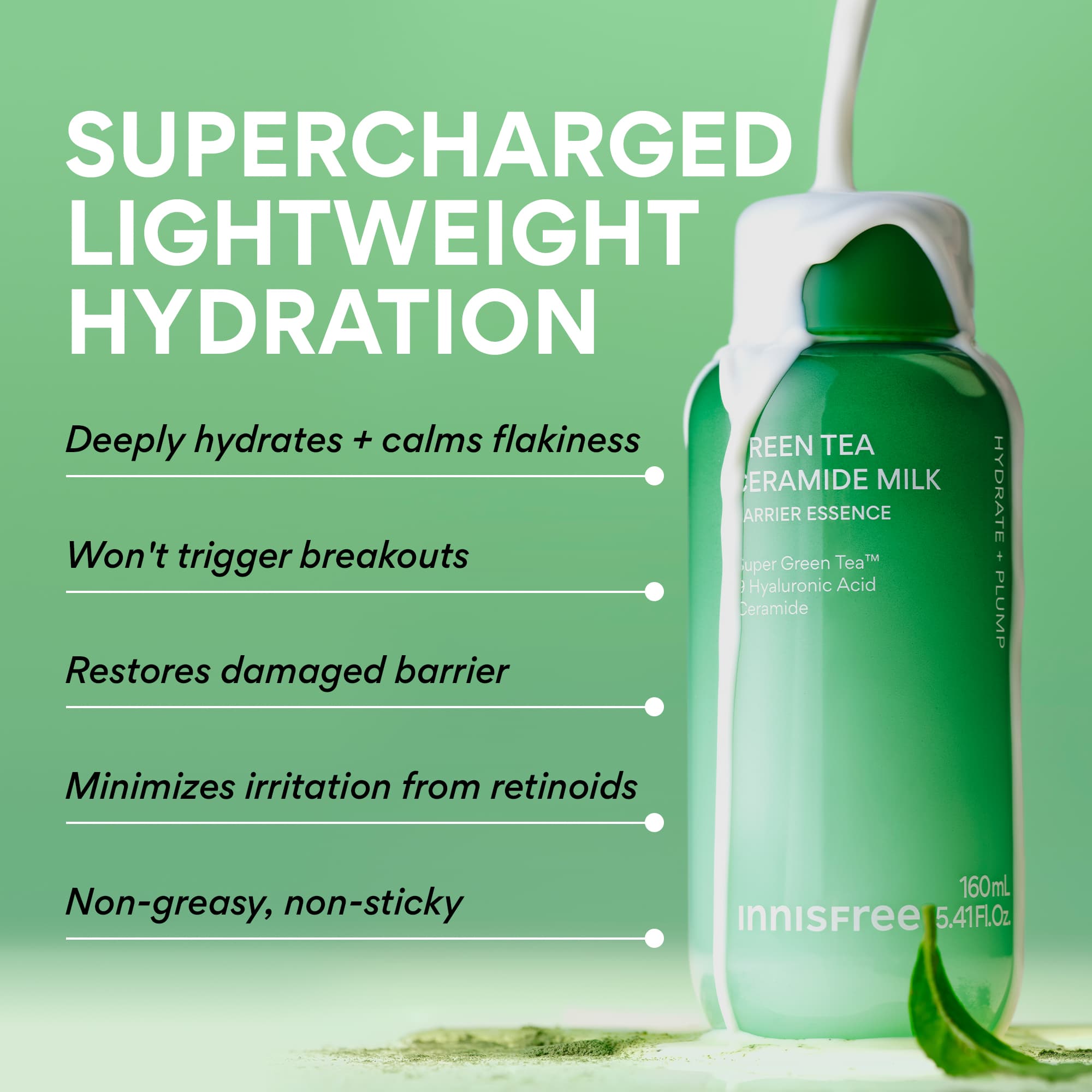 Supercharged Lightweight Hydration- Supercharged Green Tea Healthy Barrier Duo