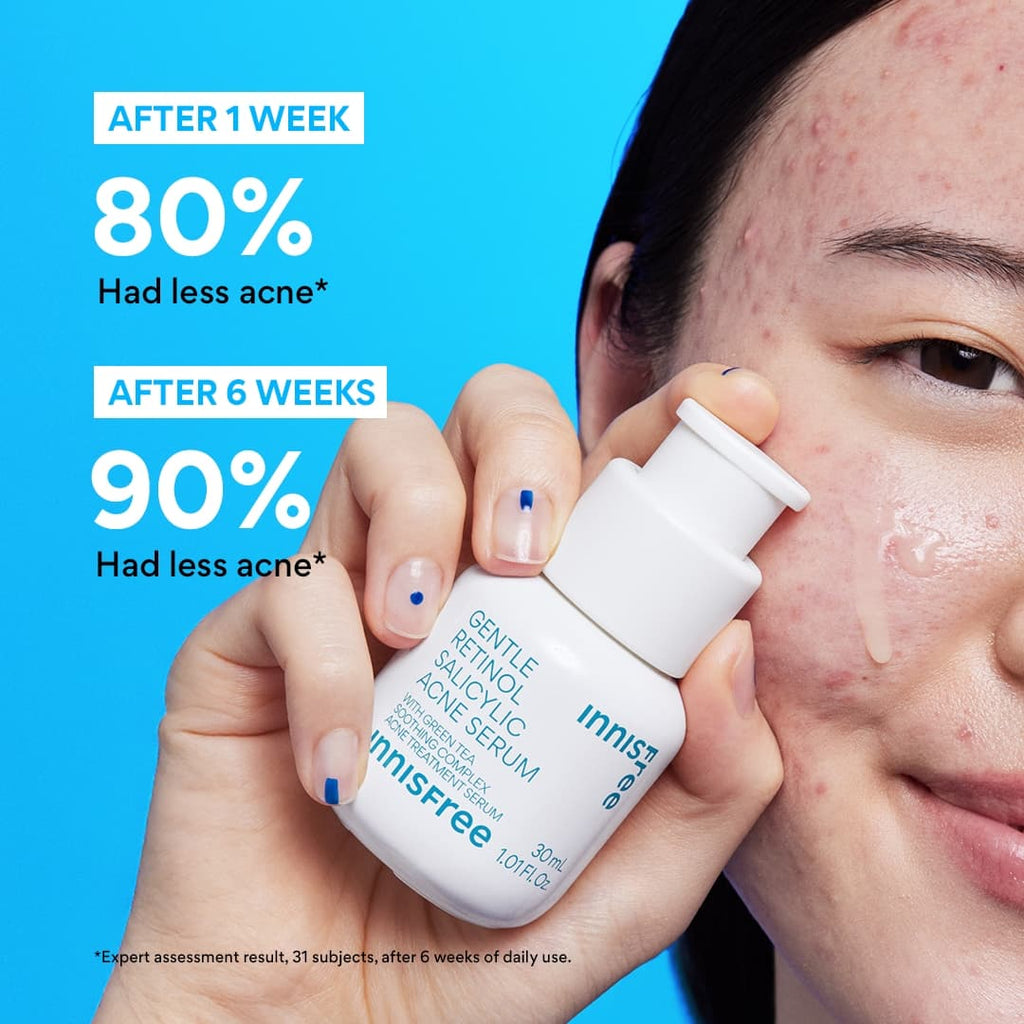 Gentle Retinol Salicylic Acne Serum claims