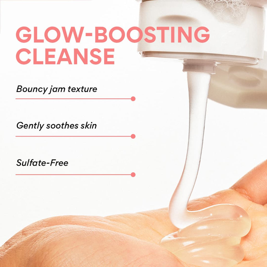 glow-boosting cleanse: cherry blossom jam cleanser