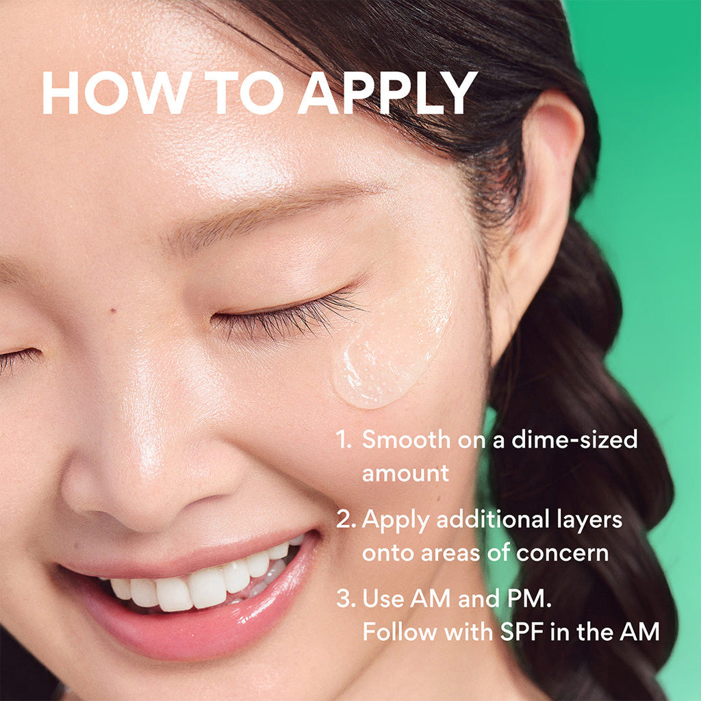 Green Tea Panthenol Gel Cream how to apply