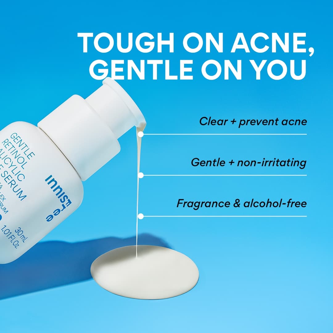 tough on acne, gentle on you: gentle retinol acne serum benefits